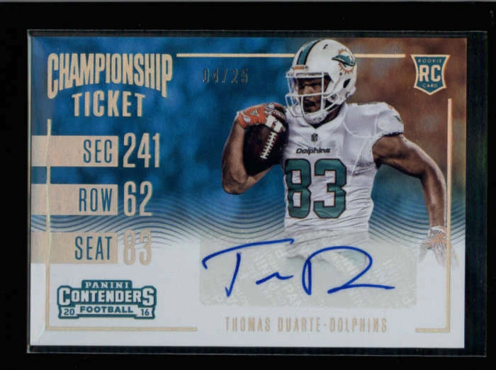 THOMAS DUARTE 2016 PANINI CONTENDERS CHAMPIONSHIP TICKET ROOKIE AUTO #/25 AH5776 - Image 1 of 1