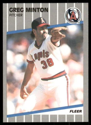 1989 Fleer #485 Greg Minton Glossy - NM+ - Image 1 of 2