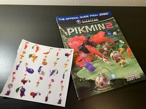 Pikmin 2 Official Player's Guide & Nintendo Power Stickers - Picture 1 of 5