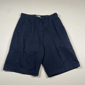 L.L. Bean Boys Youth 4 Navy Blue Original Fit School Cargo Shorts 26x9 280396 - Picture 1 of 11