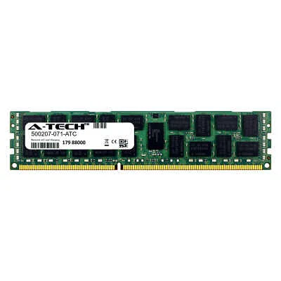 16GB DDR3 PC3-8500R 1066MHz RDIMM (HP 500207-071 Equivalent) Server Memory RAM - Image 1 of 2