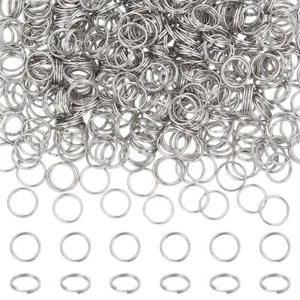 1box Stainless Steel Split Rings Double Loops Jump Rings Stainless - Picture 1 of 5