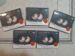 5 x 10 Euro "An Land" 2020 ADFGJ Spiegelglanz - Komplettsatz - Bild 1 von 1