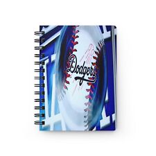 Los Angeles Dodgers Baseball Team Spiral Journal Gift L A Dodgers Fan Notebook