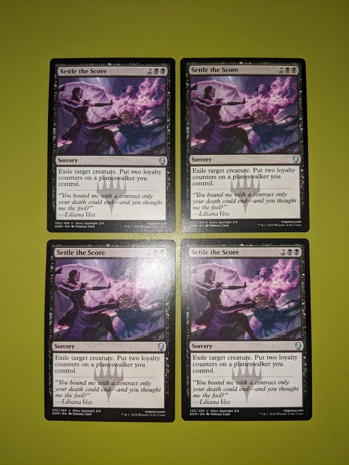 Settle the Score x4 Dominaria 4x Playset Magic the Gathering MTG - Image 1 of 1