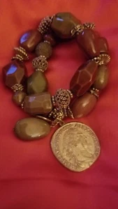 Alexander The Great Boutique Chunky Stretch Bracelet  - Picture 1 of 4