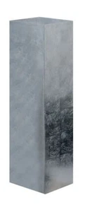 79445 Columna Sólida de Poli / Fibra de Vidrio · Plata Altura: 70cm Ancho: 27cm x 27cm - Imagen 1 de 1