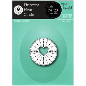 MEMORY BOX Stanzform Präge Stanzschablone Scrapbooking, Runde Herz 94123 - Bild 1 von 3