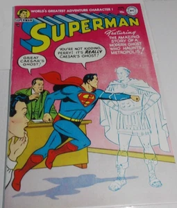 Superman # 91 1954 Golden Age Coverless, Lex Luthor Auftritt, Repro Cover - Bild 1 von 7