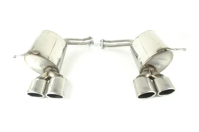 Silenciador de escape deportivo de acero inoxidable para Mercedes Clase E W211 95x65mm - Imagen 1 de 3