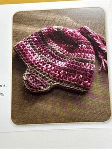 Newborn Mountain Hat Crochet Pattern Cards Pages - Picture 1 of 3