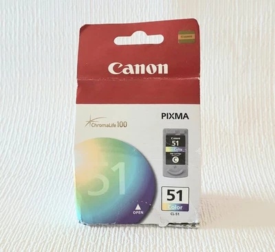 Genuine Canon CL-51 Color Ink Cartridge for Select PIXMA Printers - Image 1 of 4