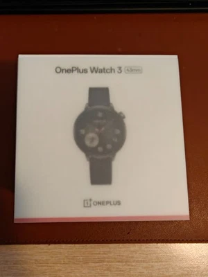 OnePlus Watch 3 43mm Acciaio Nero - NUOVO & IMBALLO ORIGINALE - Smartwatch - Immagine 1 di 4