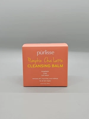 {D5} Bálsamo limpiador Purlisse Pumpkin Chai Latte 3,4 fl oz nuevo en caja sellado Foto 1 de 4
