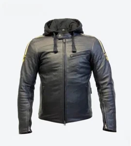 Frank Thomas FT Smart Leather Jacket - in Black Size 40 (Medium) RRP £239 - Picture 1 of 13