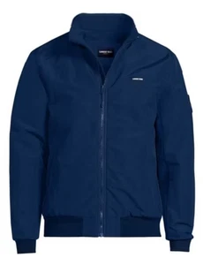 Lands’ End 2025 Fleece Lined Classic Squall Jacket Blue Large Tall 42 44 *EUC* - Picture 1 of 13