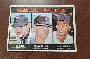 1967 Topps American League Pitching Leaders (Kaat, McLain, Wilson) #235 VG/EX - Picture 1 of 2