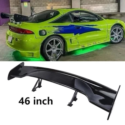 For Mitsubishi Eclipse Coupe Gloss Black 46"Car GT Style Trunk Rear Spoiler Wing Foto 1 de 4