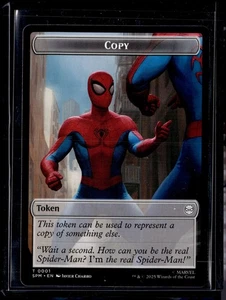 Copy 1 / Human Citizen 4 - Token - SPM - NM - MTG Magic the Gathering - Picture 1 of 2