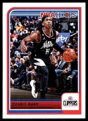 Terance Mann 2023-24 Hoops Winter #130 Clippers NBA READ FREE SHIP AutographDen - Image 1 of 2