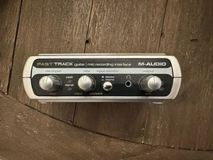 M-Audio Fast Track Guitar Instruments Mic Recording USB Digital Interface Tested - Picture 1 of 4