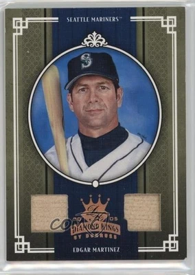 2005 Donruss Diamond Kings Bronze Materials /200 Edgar Martinez #201 HOF - Image 1 of 2