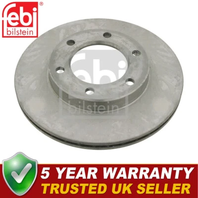 Febi Front Brake Disc Compatível com Toyota Hilux Land Cruiser 1988-1999 1980-2007 - Imagem 1 de 2