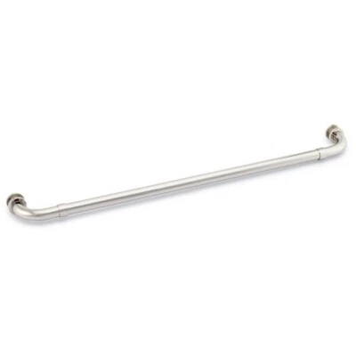 Opus I 24 дюйма разрезной односторонний полотенцесушитель с розетками - полированный никель - Изображение 1 из 3