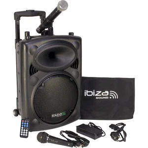 IBIZA PORT10VHF-BT MOBILE BESCHALLUNGSANLAGE 10" Mikro Party Disco DJ Club Show - Bild 1 von 10