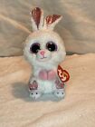 2020 Ty Beanie Boos 6" Slippers White Easter Bunny Rabbit Stuffed Toy Plush Mwmt