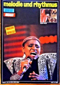 MELODIE UND RHYTHMUS 9-1987 ** Miriam Makeba Genesis Rosalili Miles Davis Pankow - Bild 1 von 8