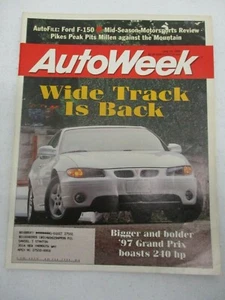 AUTO WEEK MAGAZINE JULY 15, 1996 1997 PONTIAC GRAND PRIX 240 HP FORD F-150 TRUCK - Picture 1 of 2