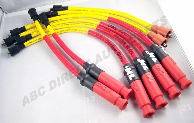 3.7L 3.9L 4.2L 4.9L L6 High Performance 10 mm Yellow Spark Plug Wire Set 57304Y - Image 1 of 1