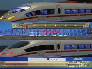 Statt Märklin ICE 3 Steuerwagen LED Beleuchtung Bausatz NEU - Picture 1 of 1