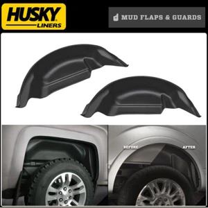 Husky Liners 79121 Black Rear Wheel Well Guards for 2015-2020 Ford F-150 Truck - Picture 1 of 4