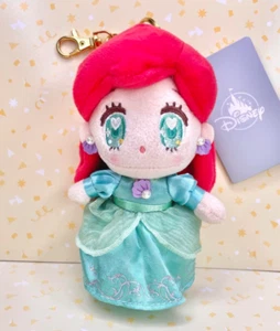TINY Princess Ariel The Little Mermaid  Plush Doll keychain Disney store japan - Picture 1 of 2