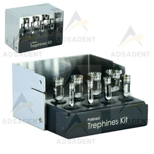 Kit de implante dental Trephine conjunto de 8 piezas cirugía quirúrgica pulida CE - Imagen 1 de 3
