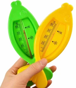Baby Bath Thermometer Floating Fish Shape Water Safety Gauge - Yellow/Green - Picture 1 of 8