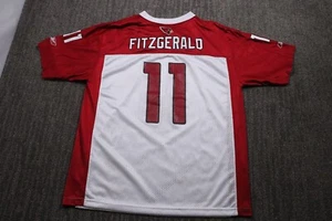 Reebok Arizona Cardinals Larry Fitzgerald Jersey Youth XL NFL Football STAINS - Picture 1 of 10