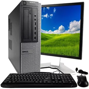 Dell 790 DT with Dell 17" LCD, 4GB, Dual 3.1GHz CPU, & Genuine Windows 7 Pro - Picture 1 of 5