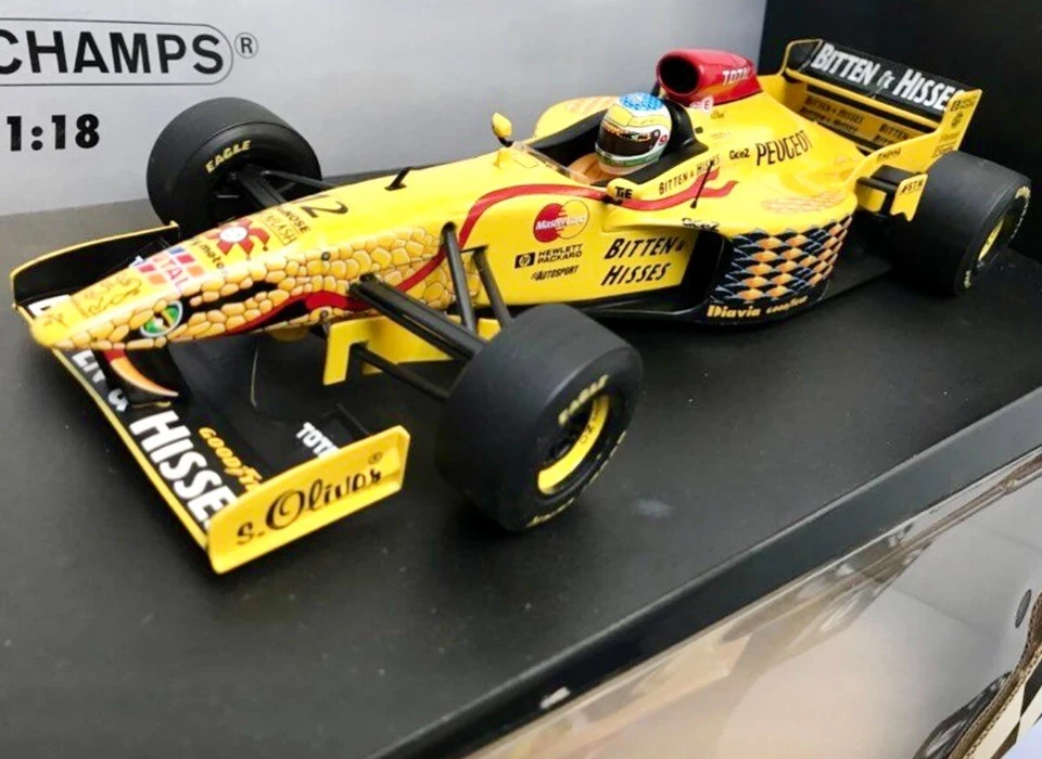 F1 JORDAN PEUGEOT 197 G FISICHELLA DE 1997 AU 1/18 SCALE 180970012 MINICHAMPS - Photo 1/3