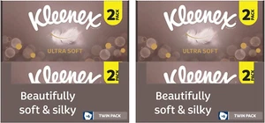 Kleenex Ultra Soft Facial Tissue Boxes - Pack of 24 - 1536 Total Tissues - Picture 1 of 6