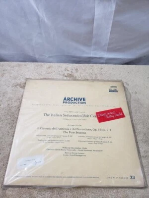 The Italian Settecento(18c) Op. 8 Nos. 1-4 (Four Seasons) ARC 3141 ~ LP ~ EX - Image 1 of 4