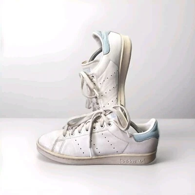 Adidas Trainers - Stan Smith - UK 6 - White Light Blue - Good Used Condition - Image 1 of 4