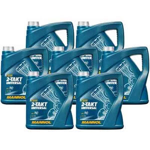 7x4 Litro Mannol 2-Takt Universal aceite motor Api TC Jaso Fb Iso L-EGB Mineral - Imagen 1 de 3