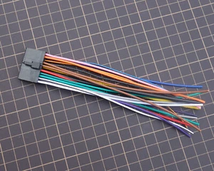 Car Radio Wire Harness for Dual XDVD276BT XDVD296BT XDVD269BT CD DVD Receiver - Picture 1 of 6