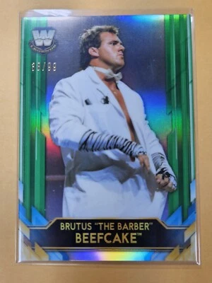 2020 Topps Chrome WWE Legends Refractor 38/99 Brutus The Barber Beefcake  #BL-4 - Image 1 of 4