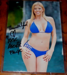 Foto autografiada firmada por Alexis Fawx estrella de cine para adultos - Imagen 1 de 1