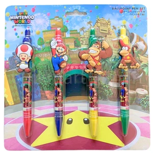 Universal Studios Japan Super Mario World Kugelschreiber Set Donkey Toad Nintendo - Bild 1 von 2