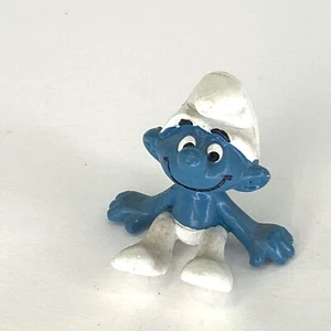 Pitufos 20026 Sentado Pitufo Cuidador Raro Figura De Colección PVC Juguete Estatuilla 1979 Peyo - Imagen 1 de 8